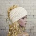 Crochet hat patterns womens hat pattern messy bun hat