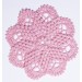 Crochet doily pattern Rose doily Crochet motif