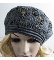Crochet hat pattern Women's beret pattern Small, Medium, Large sizes
