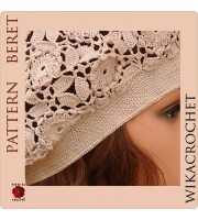 Women's hat patterns Crochet hat pattern cotton beret boho style