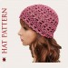 Crochet hat pattern for women, Summer chemo hat pattern