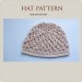 Crochet baby hat pattern Easy Baby crochet hat