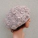 Summer crochet beret, open weave hat PATTERN