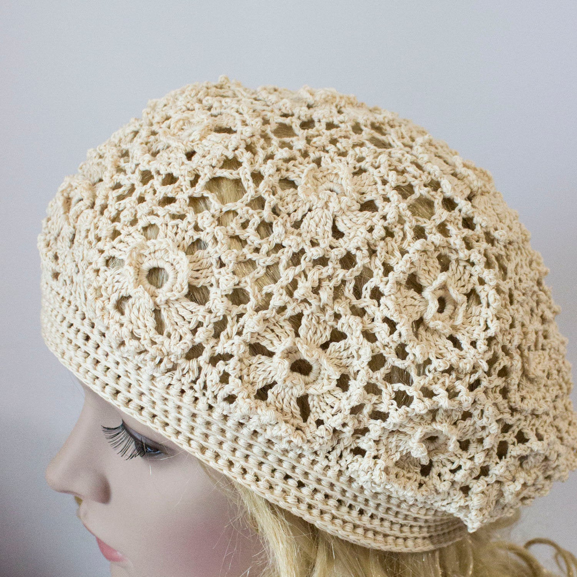8347 Hat Band Ivory Beige Country Lace Crochet Tatting Pattern Cotton Fabric The Tate Wool Rancher Hat - Free Pattern » Make & Do Crew main image 4