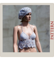 Crochet top pattern crochet hat pattern beach cover up for women