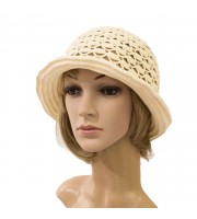 Crochet hat pattern for women, summer crochet flapper hat pattern, Eco friendly beach hat,