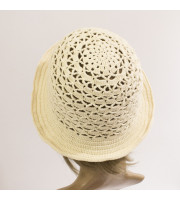 Crochet hat pattern for women, summer crochet flapper hat pattern, Eco friendly beach hat,