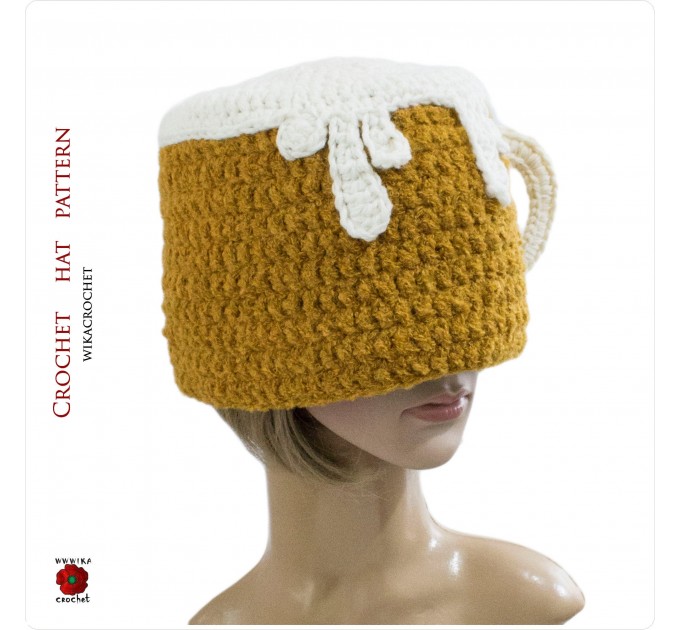 Crochet hat pattern Stag party Beer lover