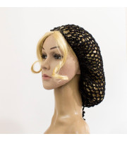 Black hair snood for women PATTERN 1940s style snood