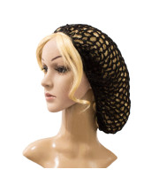 Black hair snood for women PATTERN 1940s style snood